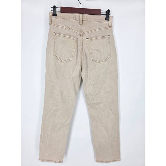 Abercrombie & Fitch Women's light brown ankle straight ultra high rise jeans Siz - Picture 4 of 5